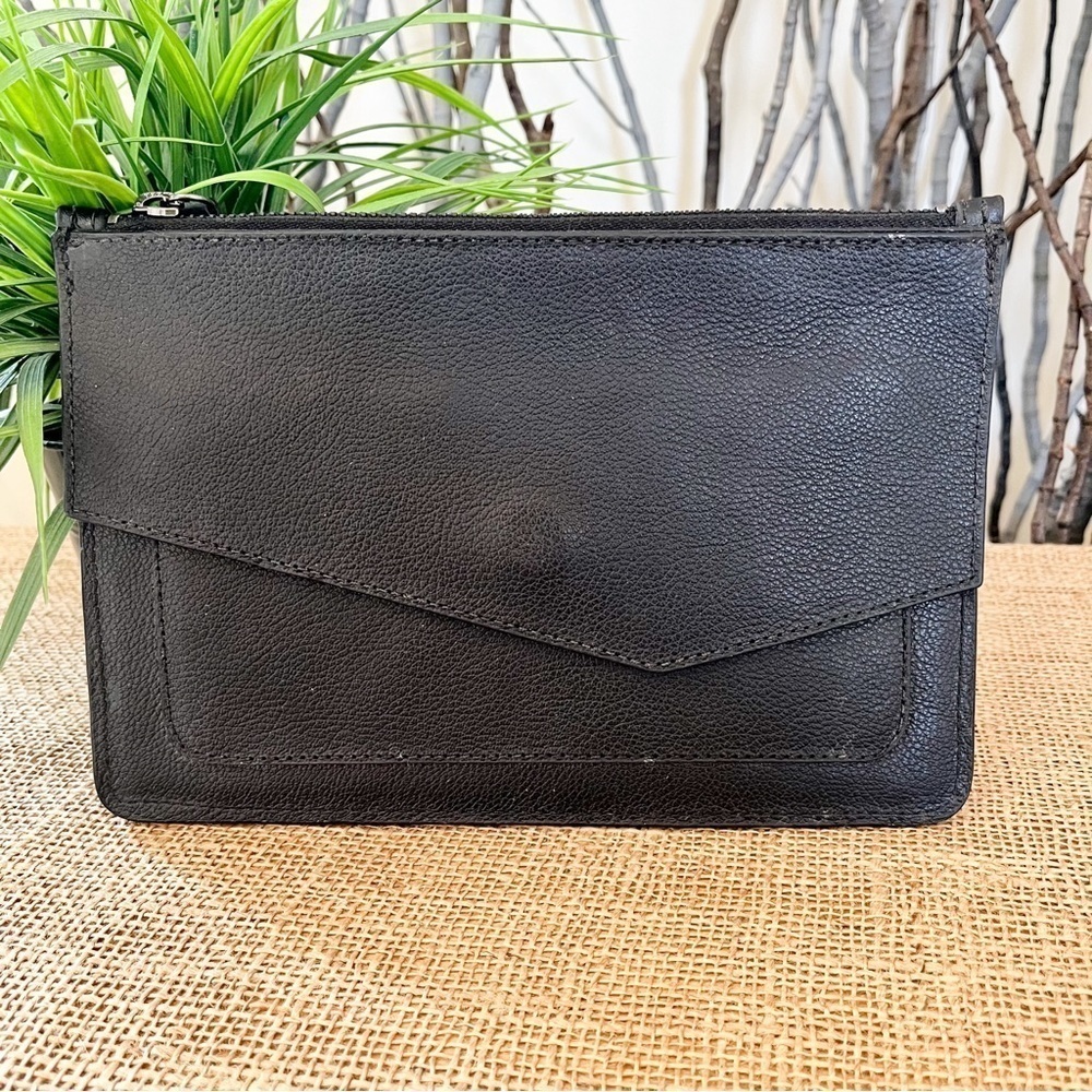 Botkier Envelope Leather Clutch